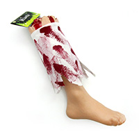Severed Leg with Bloody Pants